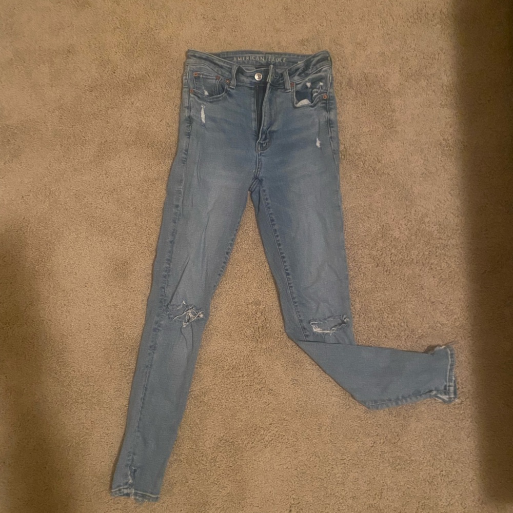 American Eagle Outfitters Light Blue Women Jeans